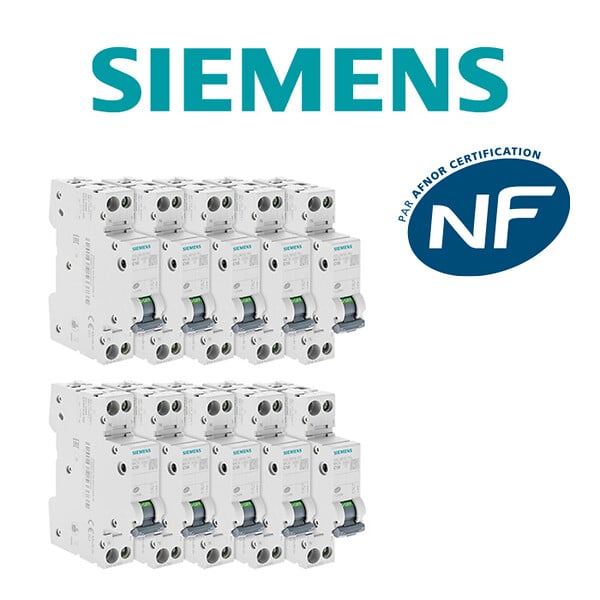 SIEMENS - SIEMENS Lot de 10 Disjoncteurs PH 10A SIEMENS NEW (952) - large