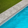 RO'MA NATURE - Margelle de piscine effet Travertin Gris 60x28x2 cm Bord Droit Pietra - vignette