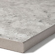 RO'MA NATURE - Margelle de piscine effet Travertin Gris 60x28x2 cm Bord Droit Pietra - vignette