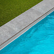 RO'MA NATURE - Margelle de piscine effet Pierre Gris/Bleu Belgio 60x28x2 cm Bord Droit Pietra - vignette