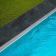 RO'MA NATURE - Margelle de piscine effet Ardoise Noire 60x28x2 cm Bord Droit Pietra - vignette