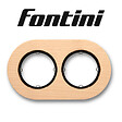 FONTINI - FONTINI Plaque 2 postes hêtre naturel DO LOW - vignette