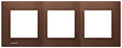 SIEMENS - SIEMENS Plaque Triple Metal Marron DELTA VIVA - vignette