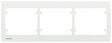 SIEMENS - Plaque Triple Horizontale Blanc Delta IRIS - vignette