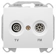 SIEMENS - SIEMENS Prise TV/FM Blanc Delta IRIS - vignette