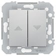 SIEMENS - Interrupteur Volet Roulant Silver Siemens DELTA VIVA - vignette