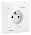 SIEMENS - Prise 2P+T Blanc Delta Viva + Plaque Blanc - vignette