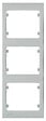 SIEMENS - Plaque triple verticale Silver Delta IRIS SIEMENS - vignette