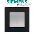SIEMENS - SIEMENS Va & Vient à Voyant SILVER DELTA VIVA plaque NOIR - vignette