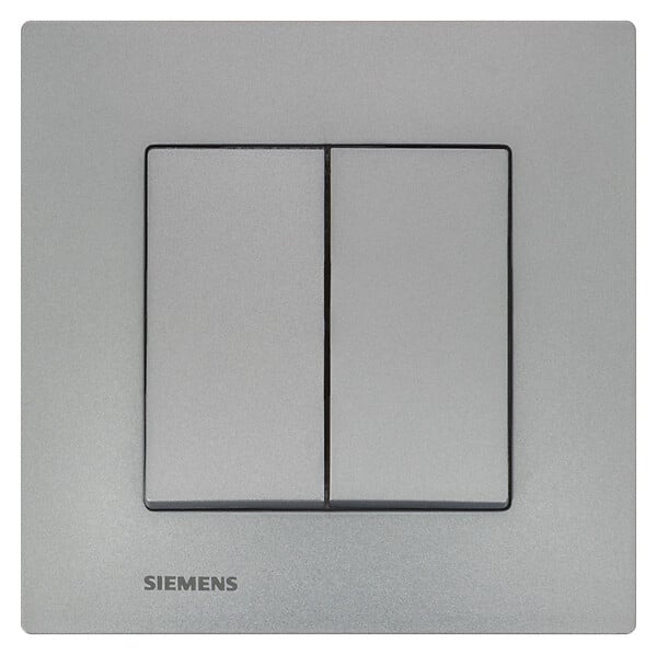 SIEMENS - Double Va et Vient Silver Siemens DELTA VIVA - large