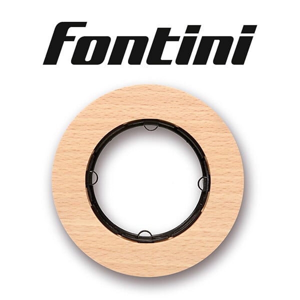 FONTINI - FONTINI Plaque 1 poste hêtre naturel DO LOW - large