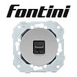 FONTINI - Prise rj45 cat6 ALU GLOSSY DOM - vignette