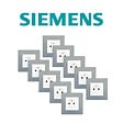 SIEMENS - LOT 10 Prise 2P+T Blanc Delta Viva + Plaque Silver - vignette