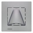 SIEMENS - Sortie de cable Silver Delta Viva + Plaque Silver - vignette