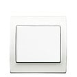 SIEMENS - SIEMENS Va & Vient Blanc Delta Iris avec plaque Basic Blanc - vignette