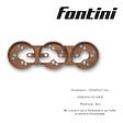 FONTINI - FONTINI Socle 3 postes noyer DO - vignette