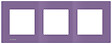 SIEMENS - SIEMENS Plaque Triple Violet Siemens DELTA VIVA - vignette