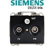 SIEMENS - SIEMENS Prise TV/FM/SAT Anthracite SIEMENS - vignette