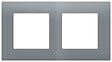 SIEMENS - SIEMENS Plaque Double Gris Siemens DELTA VIVA - vignette