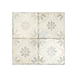 RO'MA NATURE - Carrelage Vintage effet Carreau ciment Blanc 45x45x0,95 cm Selvara - Sol et mur intérieur (vendu par carton de 1 m²) - vignette