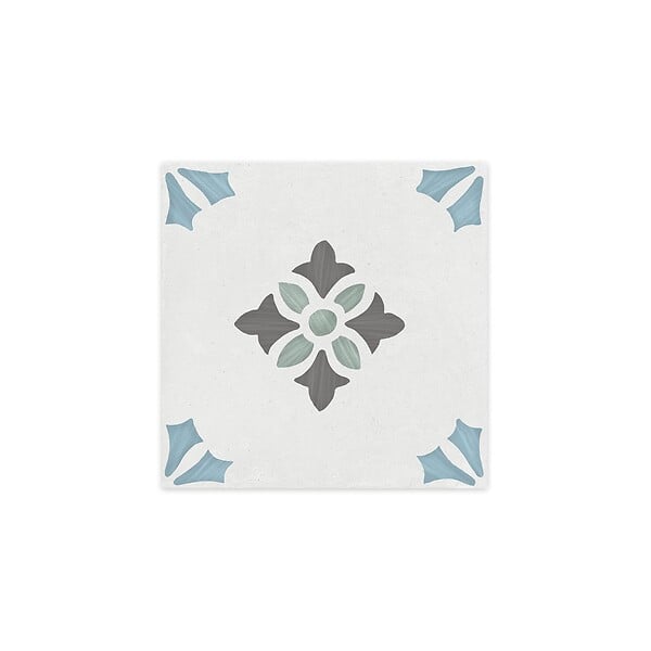RO'MA NATURE - Carrelage effet Carreau ciment Avelora 22,3x22,3x0,9 cm Ventoril - Sol et mur intérieur (vendu par carton de 0,65 m²) - large