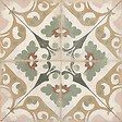 RO'MA NATURE - Carrelage Vintage effet Carreau ciment Argile 22,3x22,3x0,9 cm Virelia - Sol et mur intérieur (vendu par carton de 0,65 m²) - vignette