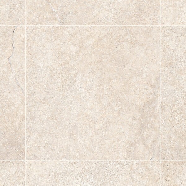 RO'MA NATURE - Carrelage effet Pierre Beige Coquille 60x60x0,9 cm In&Out Torvane - Sol et mur intérieur et Sol extérieur (vendu par carton de 1,08 m²) - large