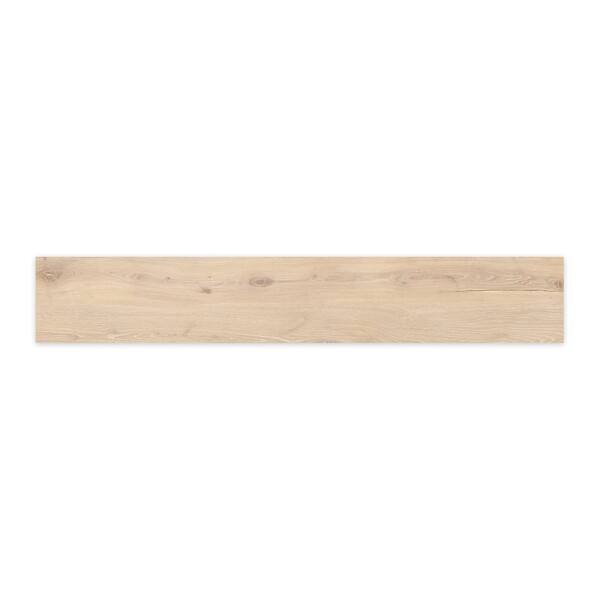 RO'MA NATURE - Carrelage effet Parquet Bois Chêne Clair 151x24x0,9 cm In&Out Valdoro - Sol et mur intérieur et Sol extérieur (vendu par carton de 1,09 m²) - large