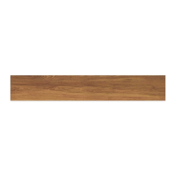 RO'MA NATURE - Carrelage effet Parquet Bois Chêne Cuir 151x24x0,9 cm In&Out Valdoro - Sol et mur intérieur et Sol extérieur (vendu par carton de 1,09 m²) - large