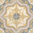 RO'MA NATURE - Carrelage Vintage effet Carreau ciment Moutarde 22,3x22,3x0,9 cm Virelia - Sol et mur intérieur (vendu par carton de 0,65 m²) - vignette