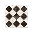 RO'MA NATURE - Carrelage Vintage Noir Damier 33x33x0,95 cm Solmira - Sol et mur intérieur (vendu par carton de 1,09 m²) - vignette