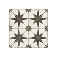 RO'MA NATURE - Carrelage Vintage effet Carreau ciment Etoile Noire et Fond Blanc 45,2x45,2x0,95 cm In&Out Sparta - Sol et mur intérieur et Sol extérieur (vendu par carton de 1,02 m²) - vignette