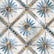 RO'MA NATURE - Carrelage Vintage effet Carreau ciment Bleu 45x45x0,95 cm Solaria - Sol et mur intérieur (vendu par carton de 1 m²) - vignette
