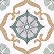 RO'MA NATURE - Carrelage effet Carreau ciment Florentis Bleu 22,3x22,3x0,9 cm Soriel - Sol et mur intérieur (vendu par carton de 0,65 m²) - vignette