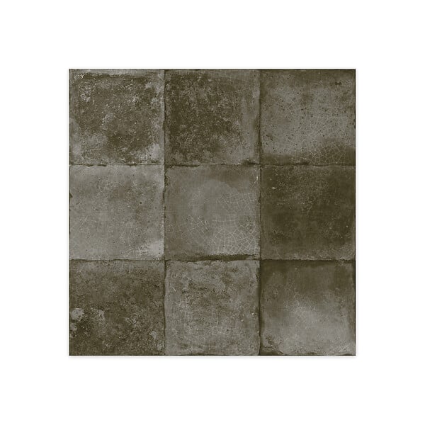 RO'MA NATURE - Carrelage Vintage effet Zellige Noir 33x33x0,95 cm Orelia - Sol et mur intérieur (vendu par carton de 1,09 m²) - large