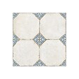 RO'MA NATURE - Carrelage Vintage Blanc et Bleu Cabochon 45,2x45,2x0,95 cm Sorelia - Sol et mur intérieur (vendu par carton de 1,02 m²) - vignette