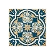 RO'MA NATURE - Carrelage Vintage effet Carreau ciment Bleu Ephesos 45x45x0,95 cm Azoria - Sol et mur intérieur (vendu par carton de 1 m²) - vignette