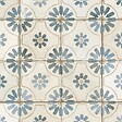 RO'MA NATURE - Carrelage Vintage effet Carreau ciment Bleu 45x45x0,95 cm Selvara - Sol et mur intérieur (vendu par carton de 1 m²) - vignette
