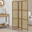ID MARKET - Paravent intérieur HANAE effet naturel cannage - vignette