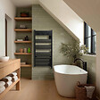 SAUTER - Sèche-serviettes Marapi 2 anthracite 2500W - vignette