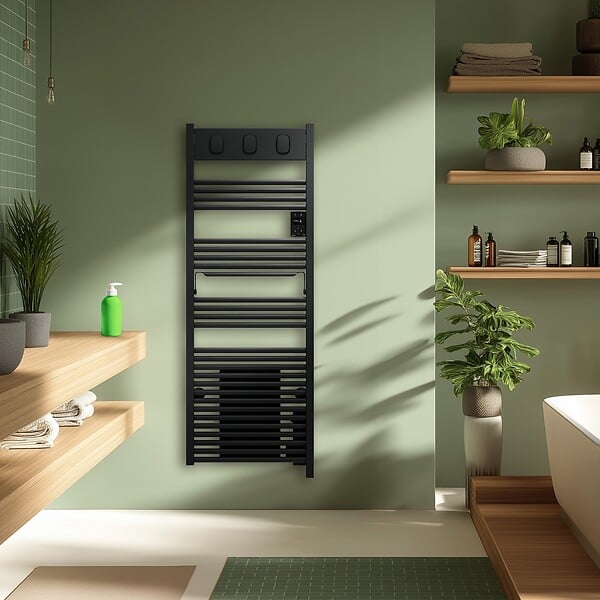 SAUTER - Sèche-serviette électrique Marapi 2 - Anthracite - 1750W - large