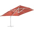 OVIALA - Toile pour parasol déporté 4x3m terracotta - Caserta - vignette