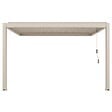 OVIALA - Pergola bioclimatique adossée 3x4 m et 2 stores bois crème - Oia - vignette