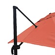 OVIALA - Parasol déporté inclinable et rotatif 2x3m en aluminium terracotta - Amalya - vignette