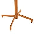 OVIALA - Ensemble table de jardin et 2 fauteuils en métal caramel - Palavas - vignette