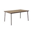 OVIALA - Ensemble table de jardin ovale 150x90 cm et 6 chaises taupe - Valencia - vignette