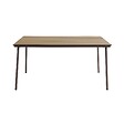 OVIALA - Ensemble table de jardin ovale 150x90 cm et 6 chaises taupe - Valencia - vignette