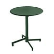 OVIALA - Ensemble table de jardin et 2 fauteuils en métal vert forêt - Palavas - vignette