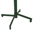 OVIALA - Ensemble table de jardin et 2 fauteuils en métal vert forêt - Palavas - vignette