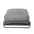 OVIALA - Pouf pour salon de jardin modulable avec structure gris - Mixi - vignette